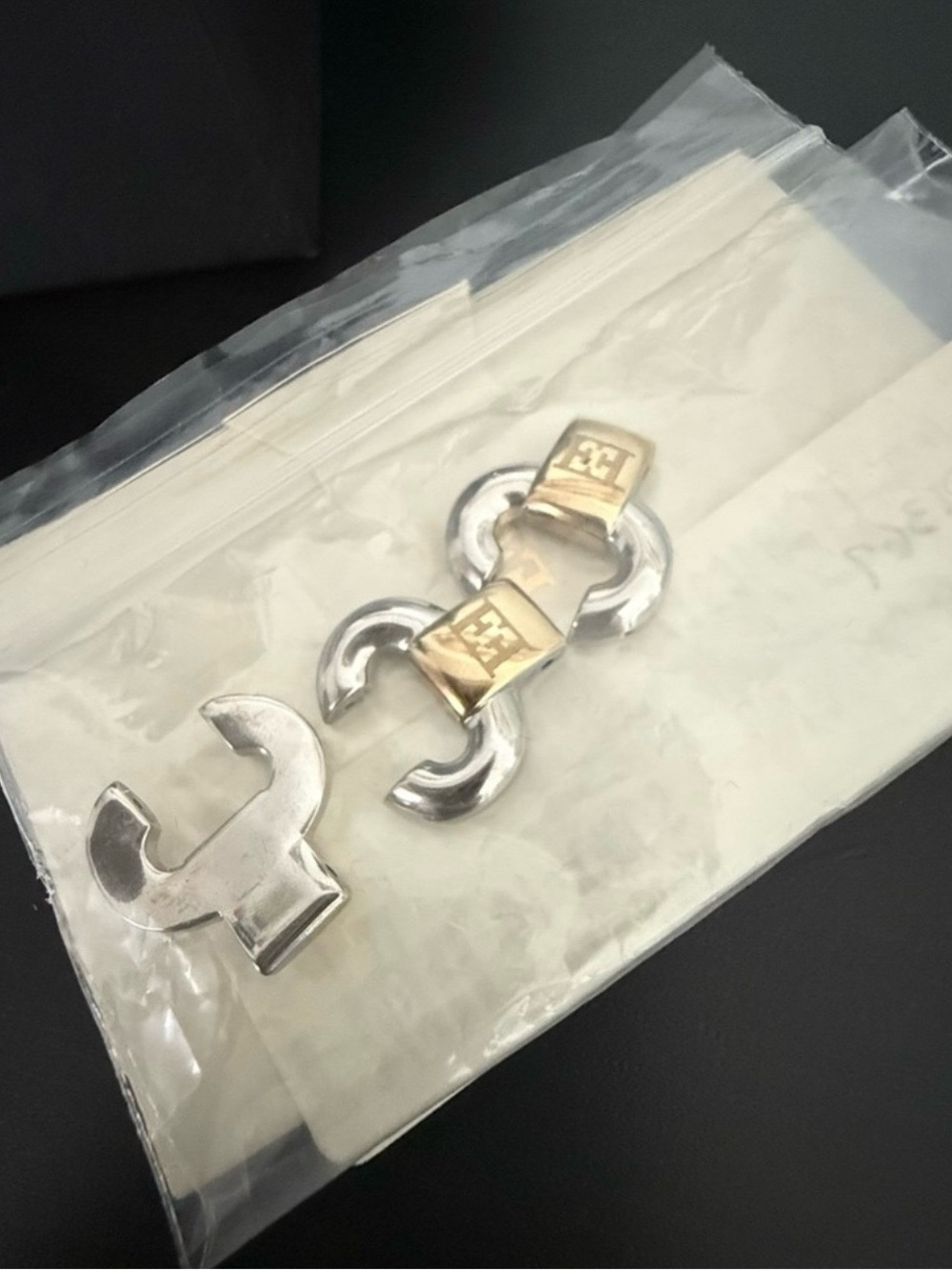 Escada Two-Tone Gold and Silver Link Bracelet Watch with White Dial - Picture 14 of 14